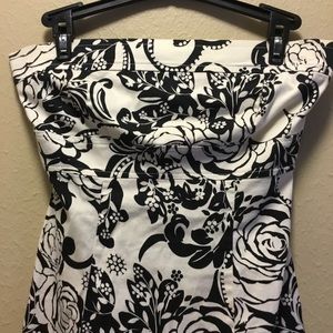 B Darlin Black and white dress